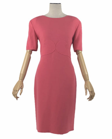Vintage c. 70s-80s Pink Sheath Dress | Size 6