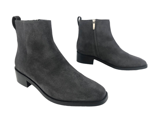 Carisa Weatherproof Grey Suede Ankle Boot | US 8.5