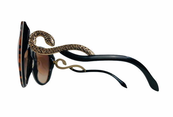 Karumba Tortoise Snake Brown Cat Eye Sunglasses