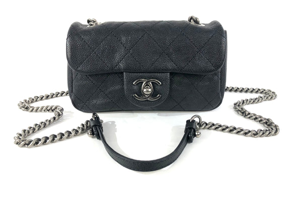 Caviar Quilted Leather Rectangular Mini Flap Bag