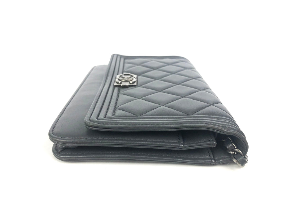 Chanel Gray Wallet