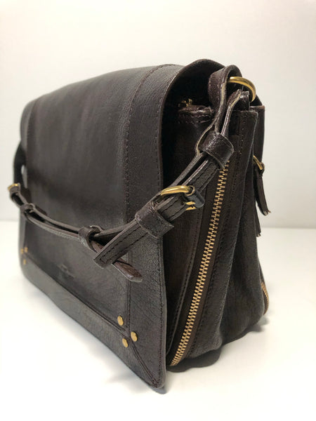 Igor Goatskin Leather Shoulder Bag - Crossbody Bag - Messenger Bag