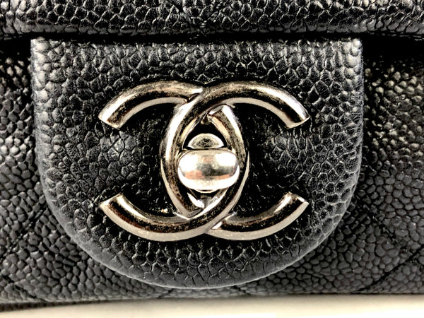 Caviar Quilted Leather Rectangular Mini Flap Bag