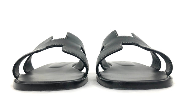 Oran Leather Slide Sandals | Size US 7.5 - IT 38