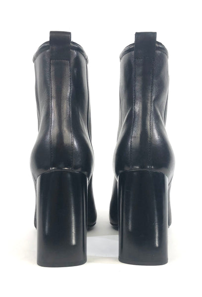 Ellis Black Leather Ankle Boots | Size US 8 - EU 38