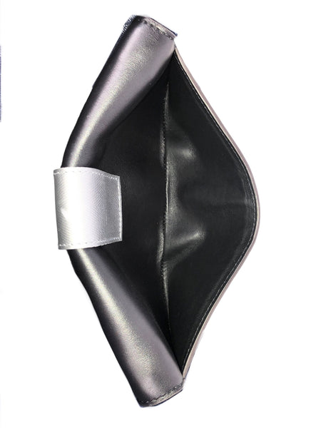 Calfskin Reverse Monogram Column Clutch