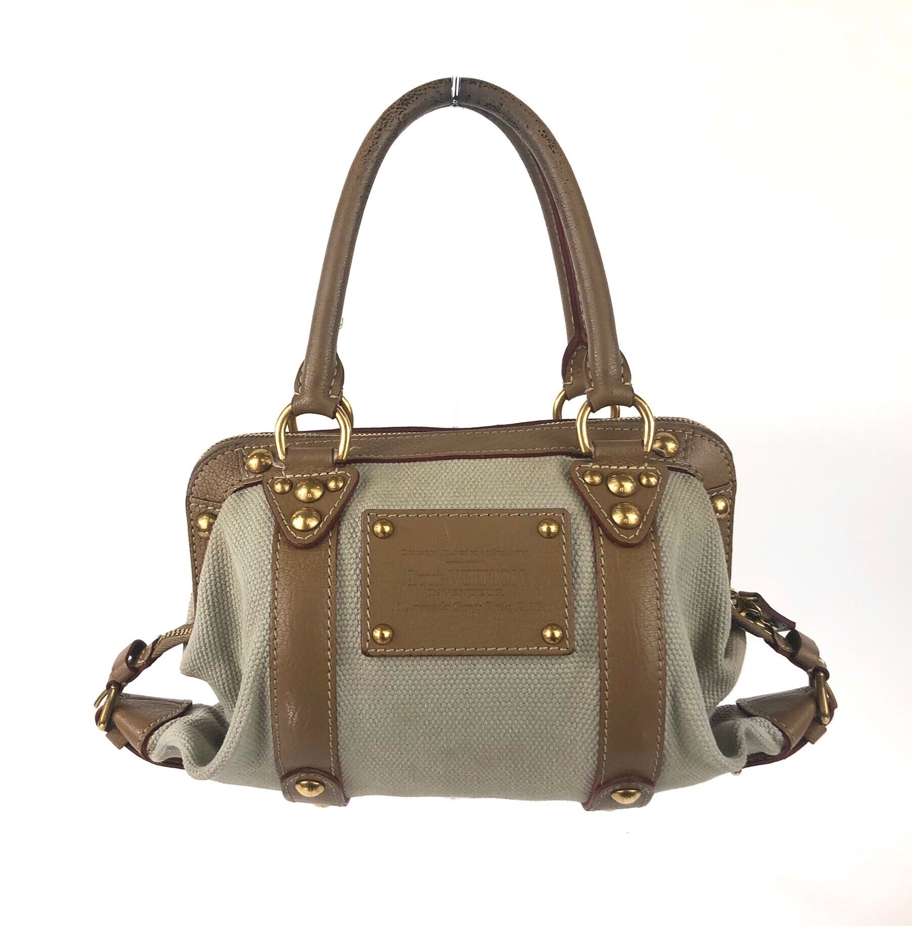 Sac De Nuit Toile Trianon PM Satchel Handbag – Baggio Consignment