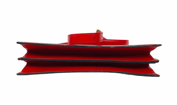 Capucines Red Epi Leather Convertible Bag