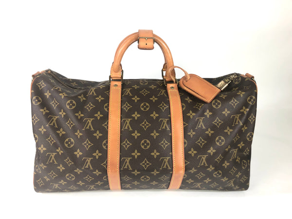 Keepall Bandouliere 50 Monogram Canvas Duffle Bag