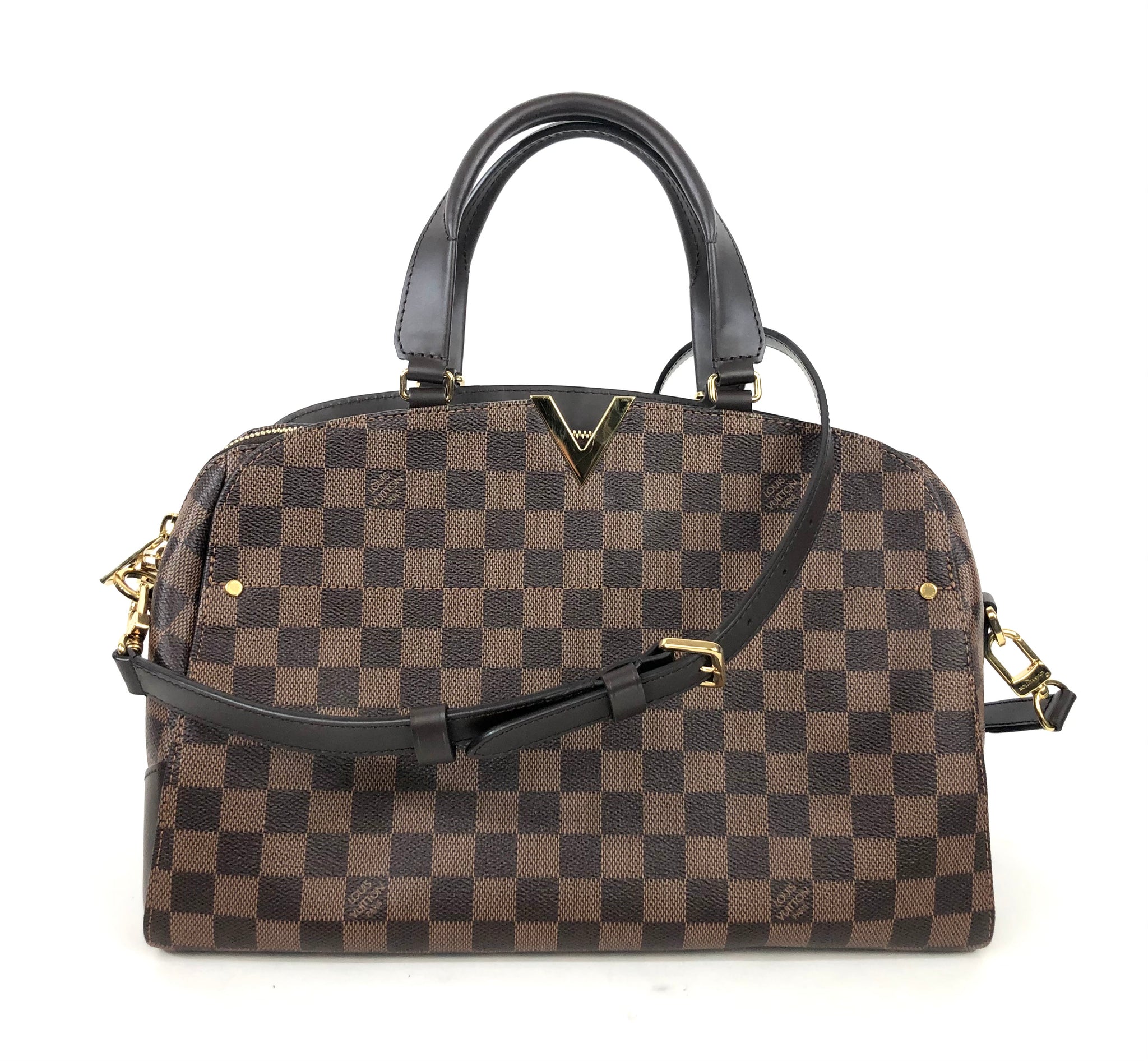 Louis Vuitton Kensington Damier Ebene Satchel