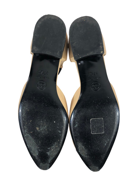 Two Tone D'Orsay Flats | Size US 7.5 - IT 37.5C