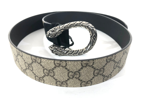 GG Supreme Monogram Suede Dionysus 40mm Belt