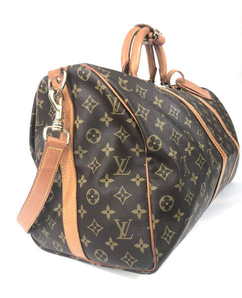 Keepall Bandouliere 50 Monogram Canvas Duffel Bag