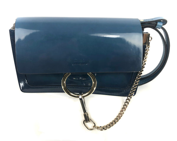 Faye Teal Small Shoulder Bag - Crossbody