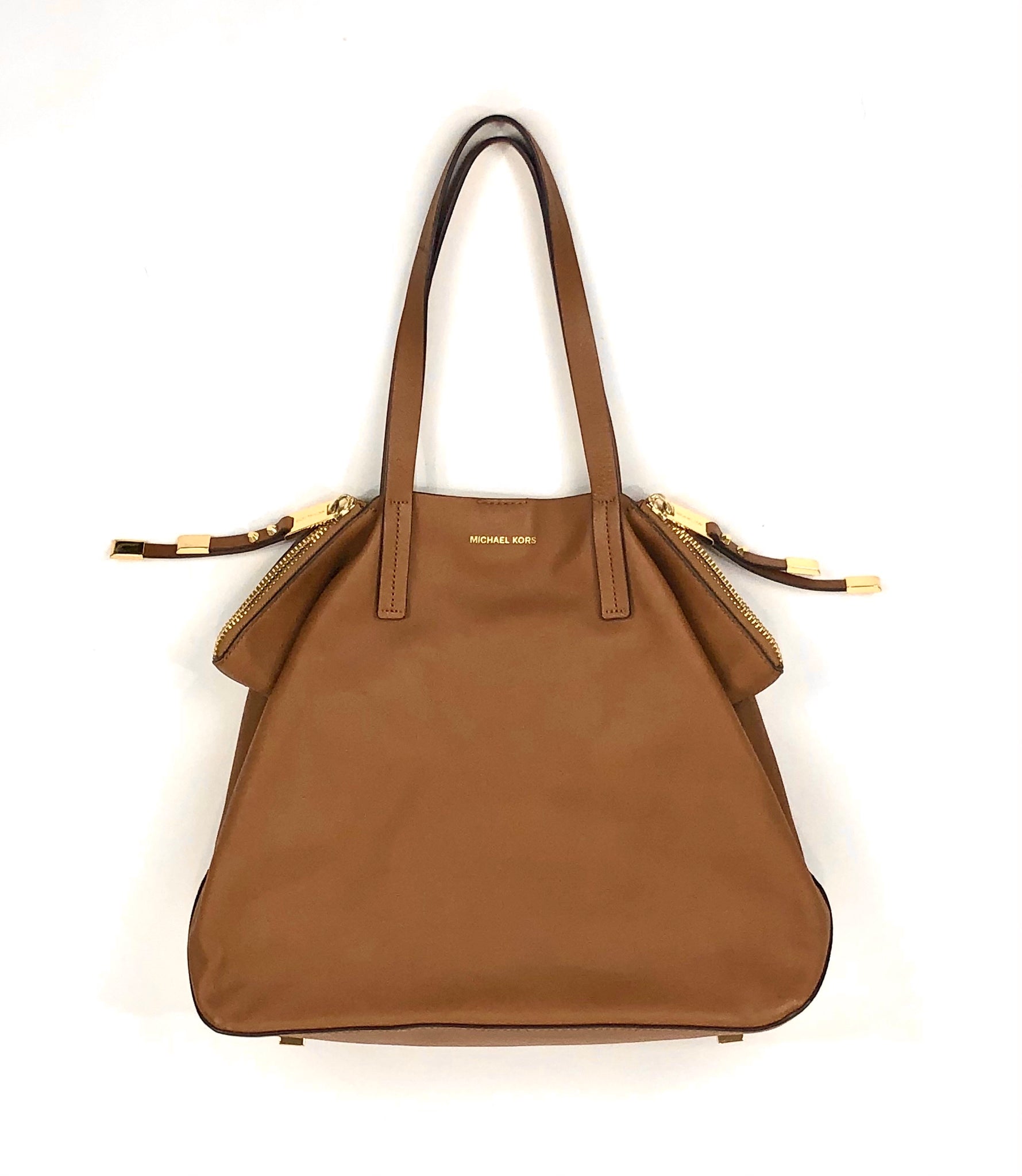 Cognac Harlow Shoulder Bag/Shopper Tote/Hobo