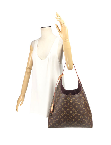 Flower Monogram Hobo
