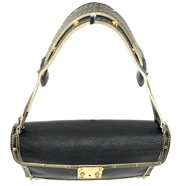 Suhali L'Aimable PM Black Leather Handbag
