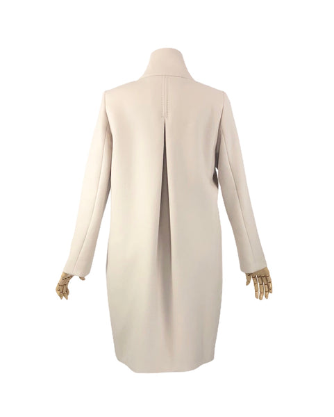 Cream Wool & Cashmere Coat | Size 4