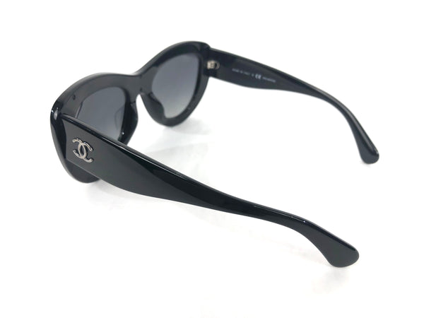 Interlocking CC Logo Cat-Eye Sunglasses