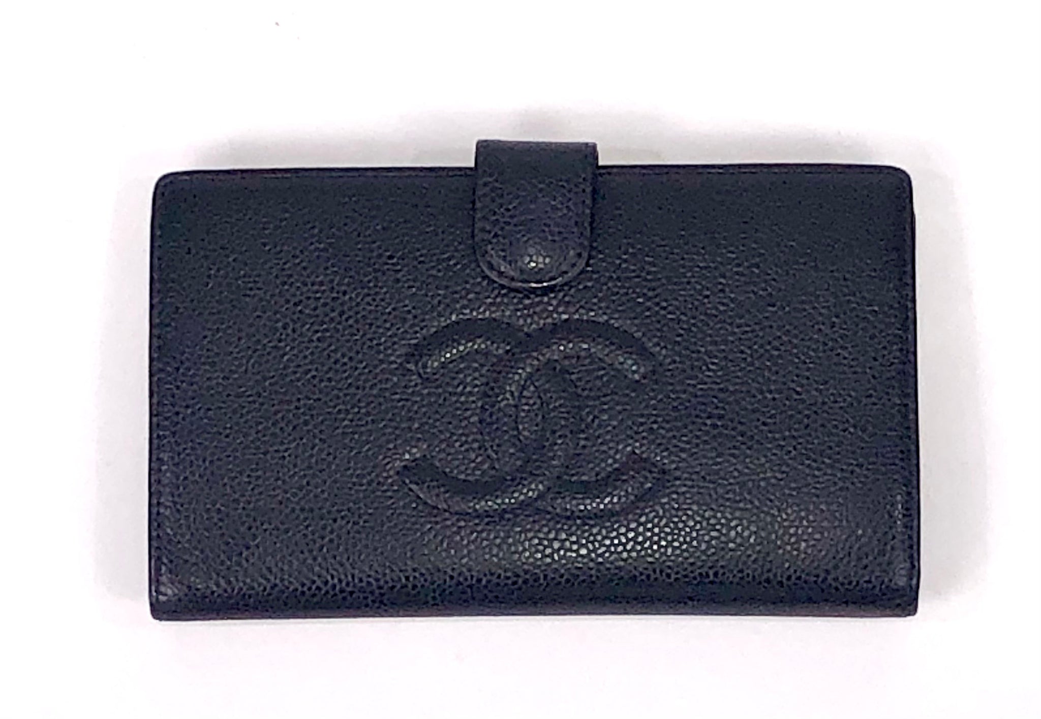 Black Caviar Timeless CC French Envelope Wallet