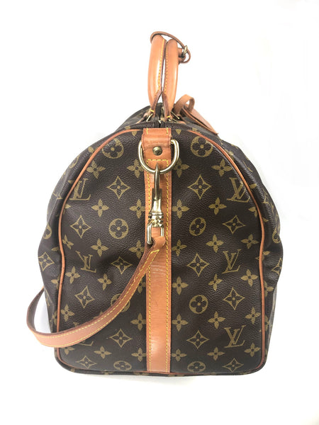 Keepall Bandouliere 50 Monogram Canvas Duffle Bag