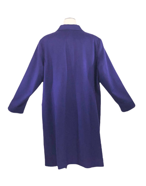 Violet Cashmere Coat | Size 18