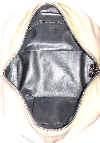 Patent Luxe Ligne Medium Bowler Bag