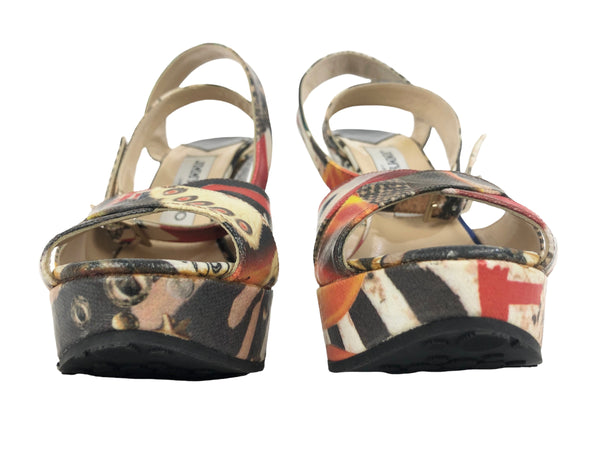 Phoenix Multicolor Wedge Sandal | Size US 7 - IT 37