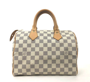 Speedy 25 Damier Azur Handbag