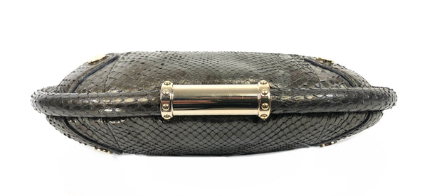 Brit Tassel Small Python Flap Bag