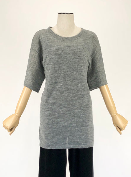 Grey Knit Top | Size M