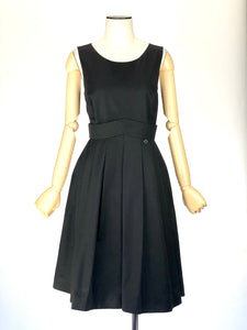 Black Midi Dress | Size 44 EU 12 US