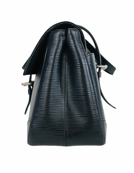 Black Epi Leather Segur MM Bag