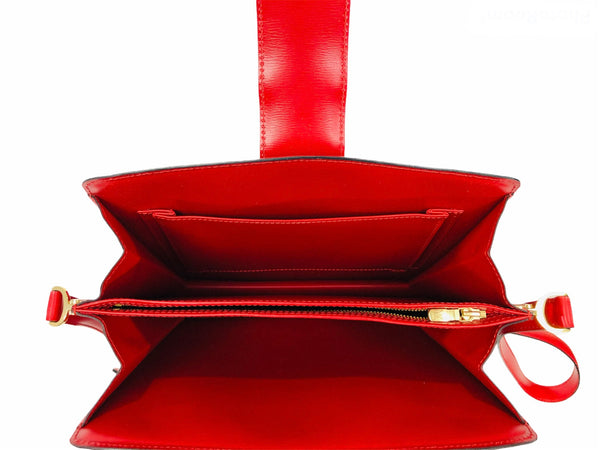Capucines Red Epi Leather Convertible Bag