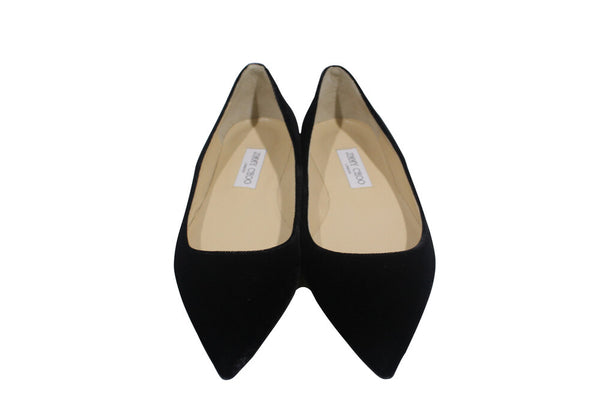 Jimmy Choo | Alina Velvet Dark Green Sz. 11.5/41.5