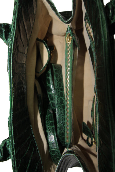 Nancy Gonzalez | Kelly Green Croc Handbag