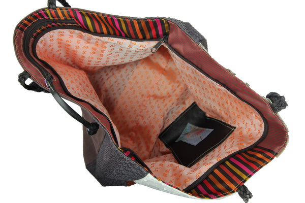 Python color block Weekender / Tote