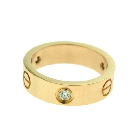 Love Ring 18K Sz 5.25